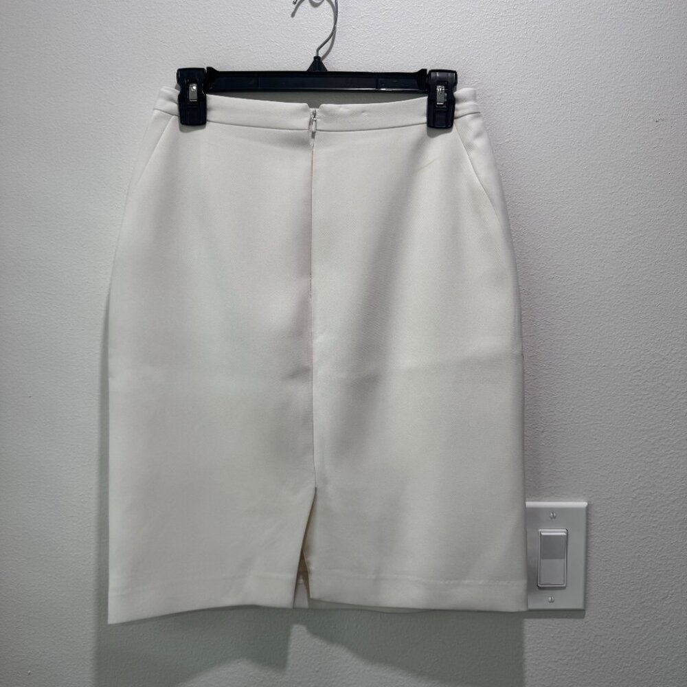 Reiss White Women's Myla Skirt Suit Set (Jacket + Skirt) (Size 6/8) - Picture 8 of 15